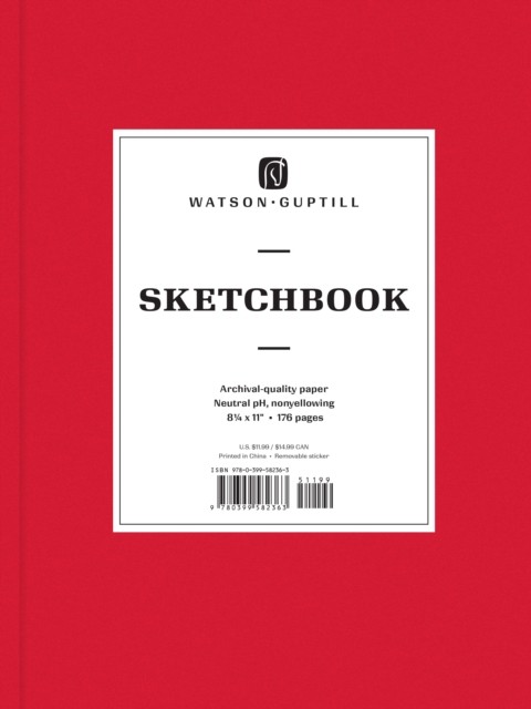 Large Sketchbook Ruby Red by Watson-Guptill HARDBACK 9780399582363