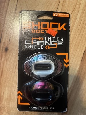 Shock Doctor Inter-Change Shield-Mouthpiece Covers Pack of 2 Shield New 