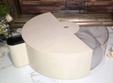 ANNI80 GUZZINI VASSOIO PORTATORTA PORTAPIATTI SERIE PAPILLON DESIGN FURIO MINUTI