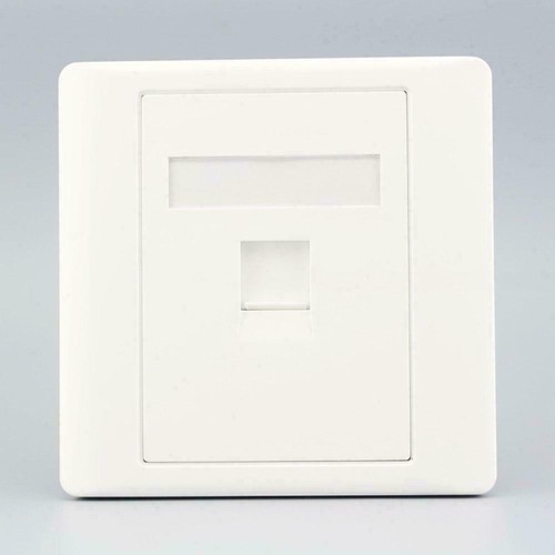 Wall Socket Plate Network Ethernet LAN Outlet Faceplate 2024 Panel F0S3 - Bild 5 von 14
