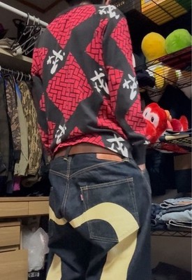 Evisu Vhtf 90S Long-Tee Men JPN Denim Brand Exclusive Limited Edition Rare Model