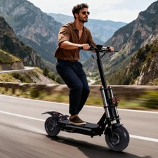 J30Max E-Scooter 6000W 60V 38Ah 11'' Offroad Elektroroller Bis 85 km/h …