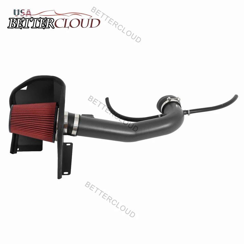 Sistema de admisión de aire frío protector térmico para Chevy GMC 1500 2014-2018 5,3 L 6,2 L V8 Foto 2 de 4