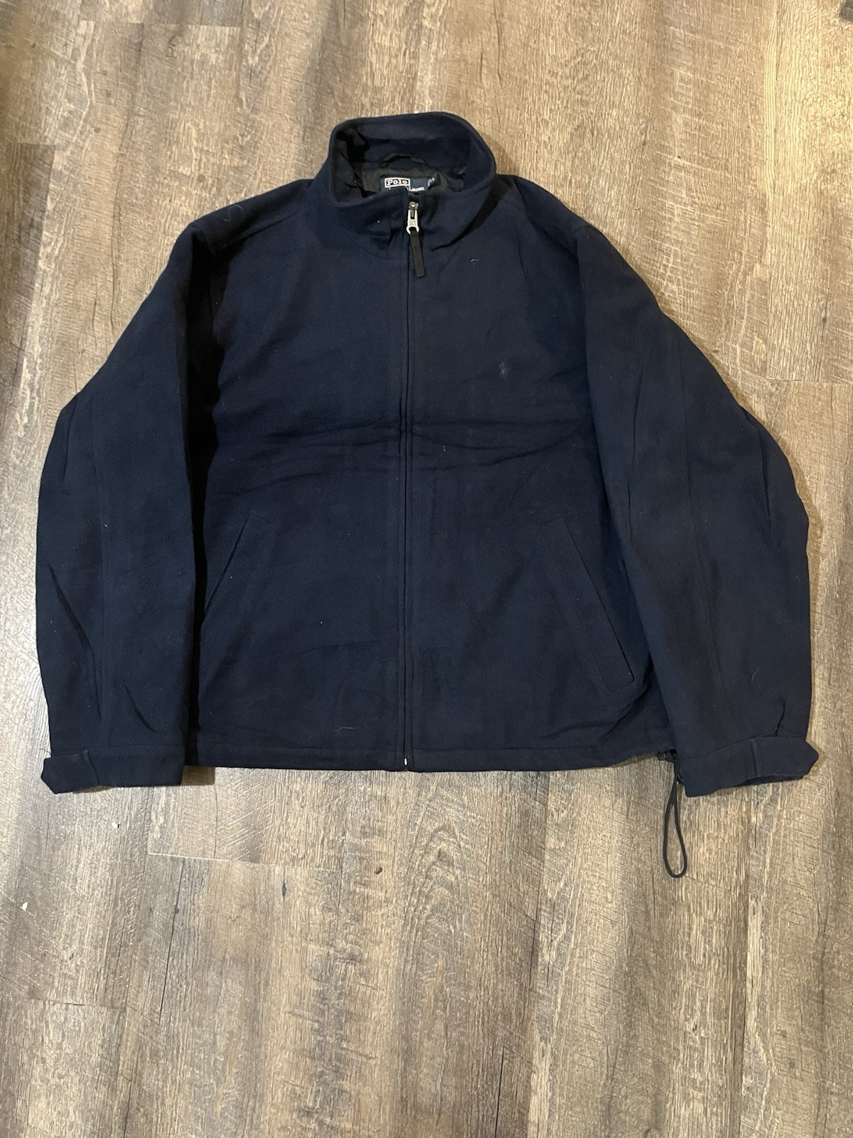 Vintage Polo Ralph Lauren Wool Bomber Jacket Size Extra Large XL