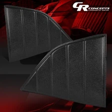 PAIR REAR QUARTER SIDE WINDOW LOUVERS SCOOP SUN SHADE FOR 08-19 DODGE CHALLENGER