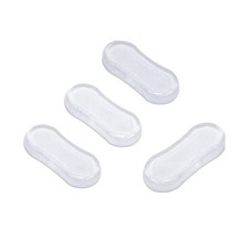 4Pcs Transparent Toilet Seat Bumper Set, Silicone Strong Adhesive Toilet Seats