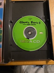 Chuck Rock II: Son of Chuck (Sega CD, 1993) Manual Included 
