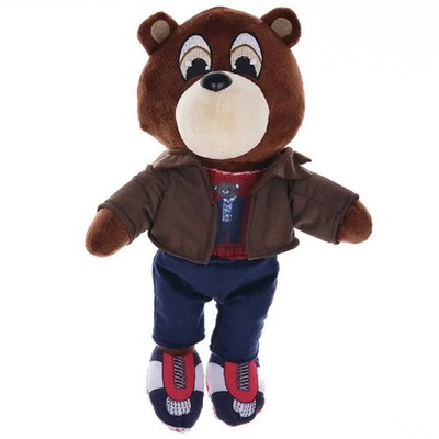 Kanye West Teddy Bear Stuffed Plush Doll Music Graduation Teddy Bear Collection