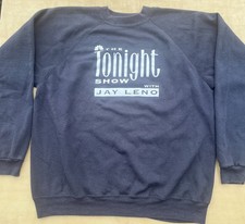 Vintage The Tonight Show With Jay Leno Sweatshirt Men's Size XL Hanes Activewear