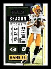 2020 Panini Contenders Football #1 Aaron Rodgers - Green Bay Packers