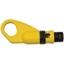 Klein Tools Coax Cable Stripper With Sliding Depth Gauge And High Carbon Blades