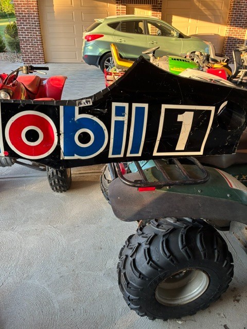 race used sheetmetal sam hornish #77