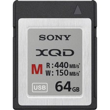 64GB Sony XQD M Series R440MB/s W150MB/s Memory Card