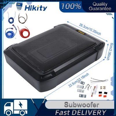 Ultradünn 1000W Bass Box Subwoofer Kompakt Lautsprecher Auto Untersitz Subwoofer
