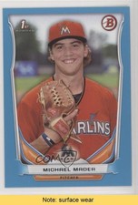 2014 Bowman Draft Blue 131/399 Michael Mader #DP102 READ 0c6