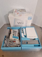 Nintendo Wii Home Console Bundle White W/ 4 Games, Composite RCA