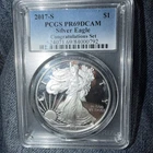 2017-S UCAM American Silver Eagle Congratulations Set PF69 NGC Brown Label