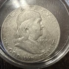 1950 Ben Franklin Half Dollar, 90% Silver, Circulated