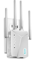 WiFi Extender Signal Booster With Ethernet Port, Wireless Internet Repeater