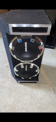 Audiobahn Dual Ported Subwoofer Enclosure Carpeted Double Ports