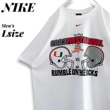 Men size L T-Shirt Vintage Nike College Football Fiesta Bowl T-Shirt Tops Origin
