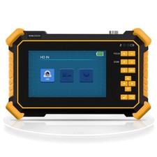 CCTV Camera Tester, WANLUTECH 8MP 4.3inches AHD CVI TVI camera test, Yellow