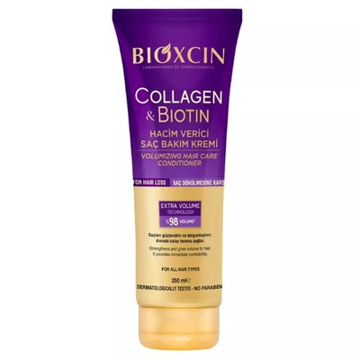Bioxcin COLLAGEN & BIOTIN Volumen Haarspülung 250ml – Kräftigender Conditioner