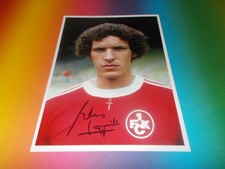 Klaus Toppmöller 1.FC Kaiserslautern signed autograph on 20x28 photo