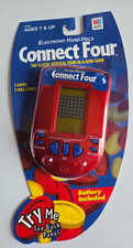 Connect Four Electronic Handheld Game Hasbro Milton Bradley New Sealed
