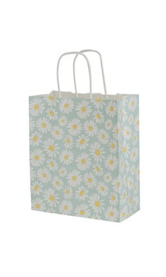 SSWBasics Medium - Daisy Paper Shopping Bags - Case of 100