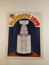 1978/79 VANCOUVER CANUCKS PHILADELPHIA FLYERS PROGRAM REGGIE LEACH STANLEY CUP