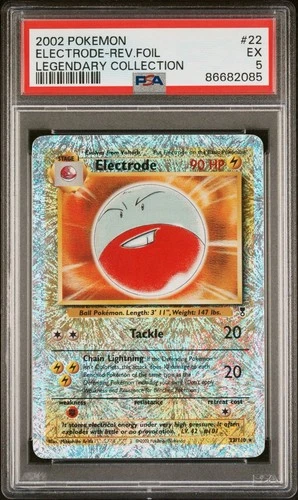 2002 Pokémon TCG Legendary Collection Electrode 22/110 Reverse Holo PSA 5