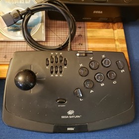 SEGA CONSOLE LOT-SATURN, 3D Controller, Joystick, Virtua Stick, Game - UNTESTED
