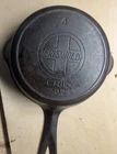 Griswold #4 Slant Logo for Restoration Cast Iron Skillet