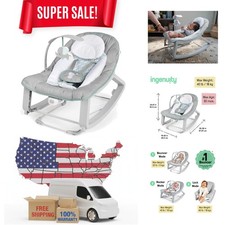 Ingenuity Keep Cozy 3-in-1 Grow with Me Vibrating Baby Bouncer, Seat  Infant...