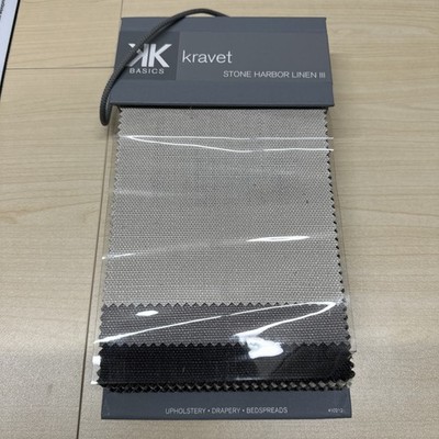 Fabric Sample Book Kravet Satin Strie 34 Pg 7.75x6  Multicolor Solids