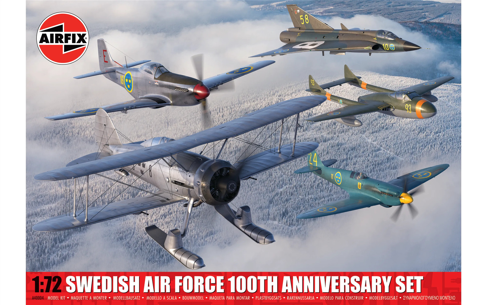 Airfix Swedish Air Force 100th Anniversary 1:72 Model Kit A40004 - Image 6