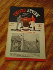 MANCHESTER UNITED v Aston Villa 1952/1953 - Football Programme 7/2/1953 (34)