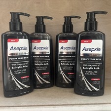 Asepxia Acne Face Cleanser Salycilic Acid Activated Charcoal 7.6 Oz NEW 4