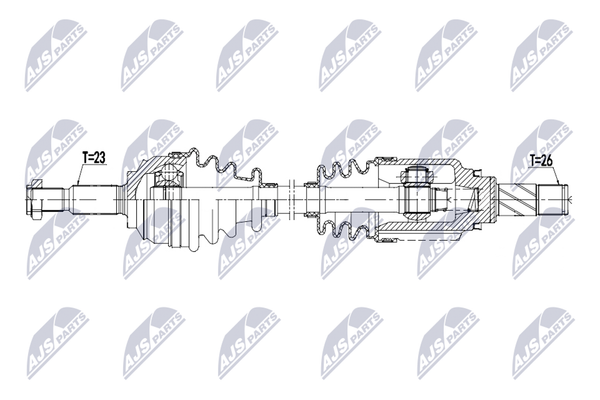 Nty Antriebswelle NPW-RE-255 FüR Renault Captur 1 Tce-image