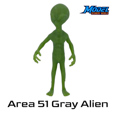 The Gray Alien Area 51 - N Scale 1:160 - Green