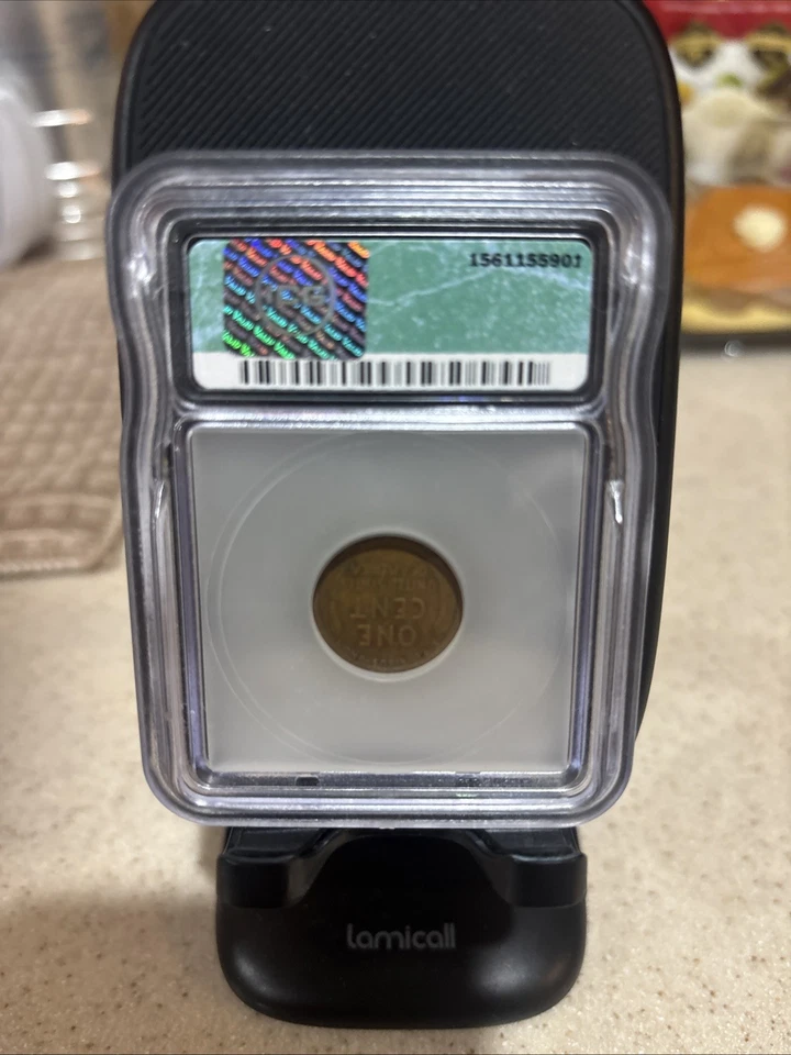 ICG VG 8 1914 D United States Small Cents 1C Lincoln Wheat Cent Key Date Muir - Image 2 of 2