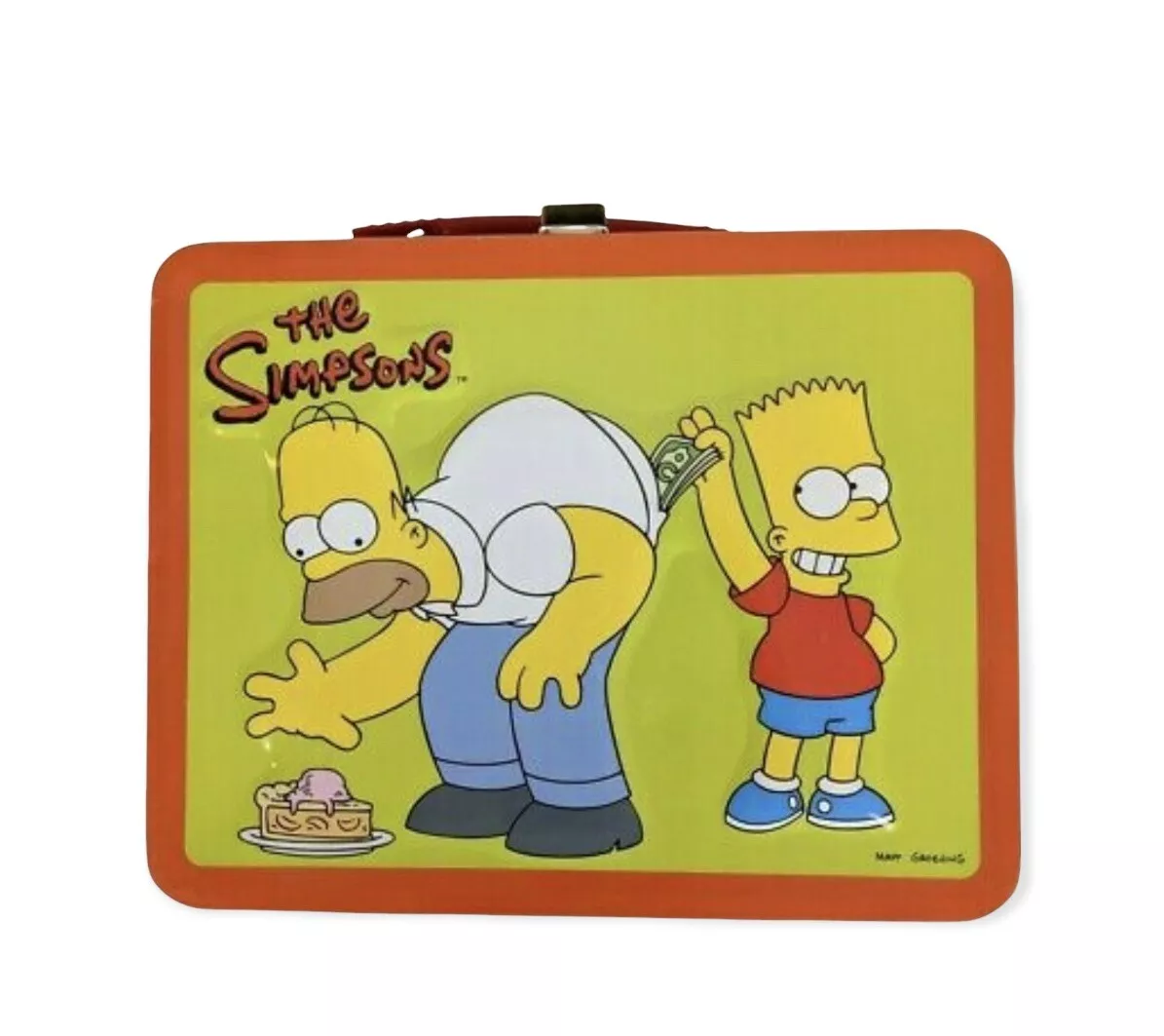 The Simpsons Bart Simpson Vintage Metal Lunch Box With Thermos Vintage NECA  2000 | eBay
