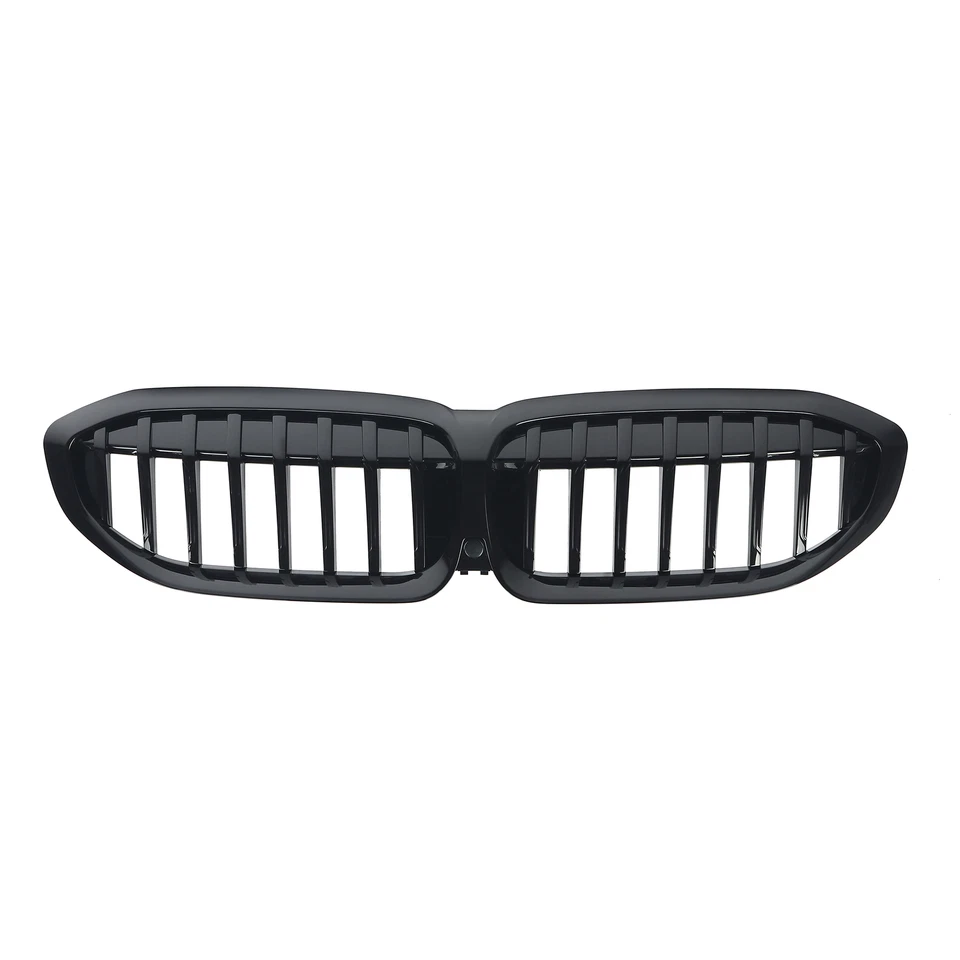 For BMW 3 Series G20 G21 Gloss Black Performance Front Kidney Grilles Grills UK - Image 3 of 4
