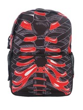 X-RAY Skeleton Spine Skull Backpack Rucksack School College Student Emo Bag