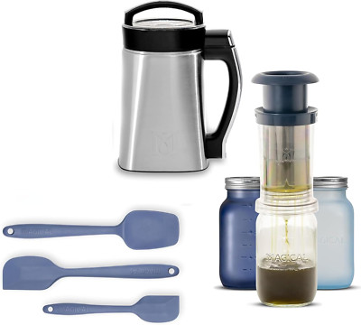 MB2E Machine Kit: Filter Press, Heat-Resistant Spatulas & 3 Mason Jars