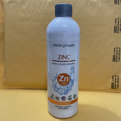 Eniva Liquid Ionic Zinc | Immune Health, Vision, Skin | Made in USA | Vegan, New