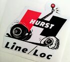Hurst Line Loc sticker decal hot rod ratrod vintage look car truck drag race 44