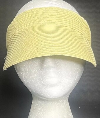 Target Women's Cloth Style Sun Visor Hat Adjustable One Size Tan