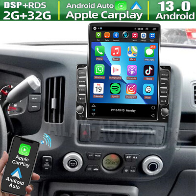Wireless CarPlay For Honda Ridgeline 2006-2014 Car Stereo Radio GPS Android 13